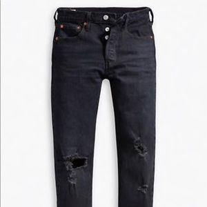 LEVI’S 501 SKINNY BLACK JEANS